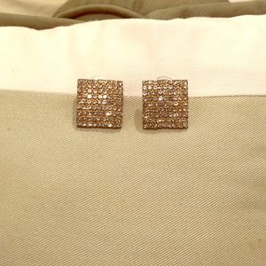 Square Earrings with Pushbacks